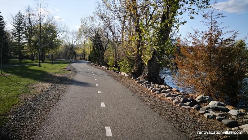 River walk trail path